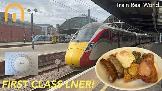 LNER Azuma First Class Breakfast Experience!!