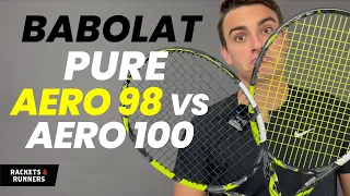 Is the Pure Aero 98 BETTER than the 100? Babolat Pure Aero 98 vs. Pure Aero 100 | Rackets & Runners