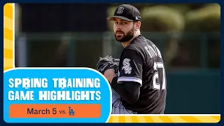 HIGHLIGHTS: Lucas Giolito Makes Spring Debut vs. Dodgers (3.5.23)