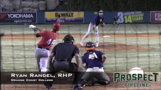 Ryan Randel Prospect Video, RHP, Orange Coast College