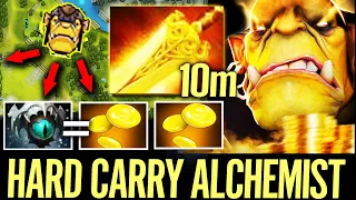 10min Radiance Hard Carry Alchemist WTF Fastest Farm — 100% REAL ATM Machine Dota 2 Pro