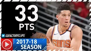 Devin Booker Full Highlights vs Bulls (2017.11.28) - 33 Pts, 9 Reb