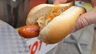 The Best Hot Dog in New York City? - Gray's Papaya - New York Hot Dog