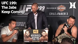 UFC 199: Rockhold + Bisping Continue The Verbal Assault On Each Other At Post-Fight Presser