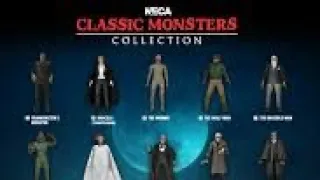 Complete Neca Ultimate Universal Monsters with accessory packs.