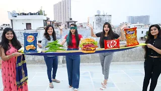 Blind Folded Challenge with @DingDongGirls  | Fun Challenge