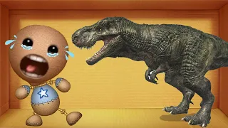 Animal Revolt Simulator Battle vs Kick The Buddy - Dinosaur T-rex vs The Buddy