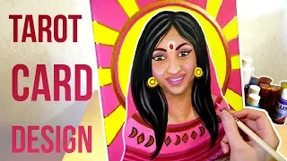 Tarot Card Design - The Sun || YTAC YouTube Artists Collective (Unofficial)