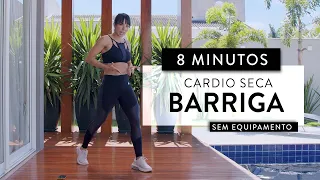 Cardio EXPRESS para SECAR a Barriga em CASA! - Carol Borba