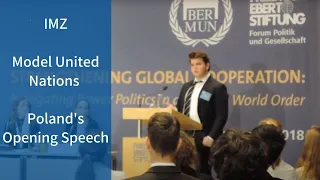 IMZ Model United Nations – Poland's Opening Speech at the BERMUN