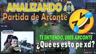 VANN analiza partida de un ARCONTE, le da los TIPS !! (ANOTADAZO)