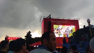 FIFA World Cup 2018 final awards ceremony from Sparrow hills fanzone in Moscow