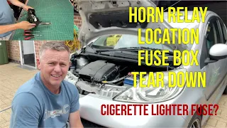 🇬🇧CityBug "Hidden" Horn Relay, Fuse box Teardown, Detailed E-Manuel & Cigerette Socket Fuse.