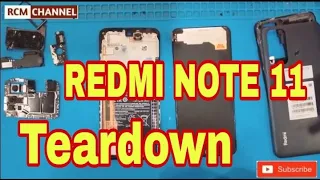 Xiaomi redmi note 11 disassembly || Full teardown