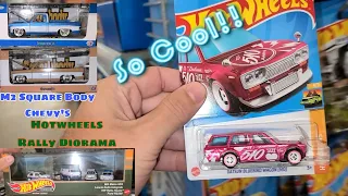 We found the Datsun STH 🔥 P Case, New M2 Syndicate Silverado's, New Hotwheels rally Diorama⛰️