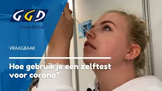 Hoe gebruik je een zelftest voor corona? | Vraagbaak | GGD IJsselland