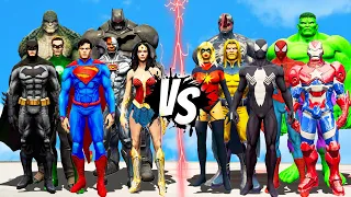 DARK AVENGERS VS JUSTICE LEAGUE | MARVEL VS DC | EPIC BATTLE