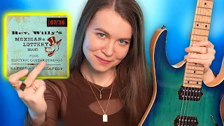 Trying the Lightest Guitar Strings (they feel incredible!)