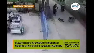 Balitang Amianan: Magkahiwalay na Aksidente, Sapul sa CCTV