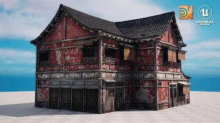 Procedural Japanese Houses Generator - Houdini Digital Asset for Unreal Engine