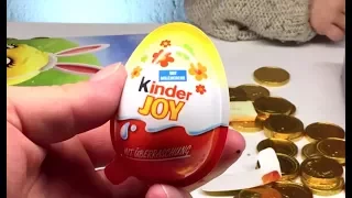 Kinder Surprise Eggs Joy and Easter Eggs Edition with Gerti