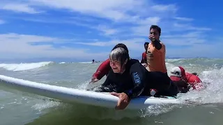 South Africans with disabilities take to the waves