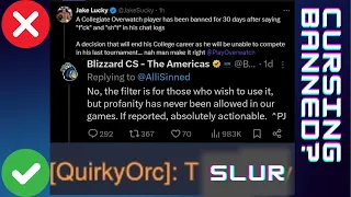 Overwatch 2 Banned Cursing???