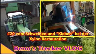 TreckerVLOG#20 Fendt Xylon Karosseriearbeiten | MAG Schweißen mit Schuztgas | Die Kabine wird wieder