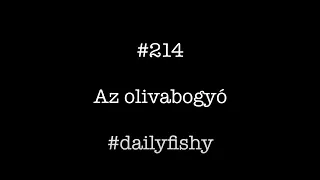 #214 Az olivabogyó #dailyfishy