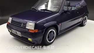 OttO Mobile 1:18 Renault 5 GT Turbo Cabriolet by EBS resin model (OT280)