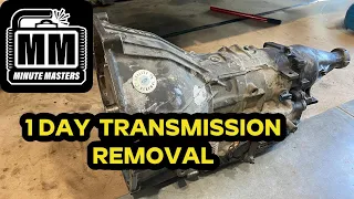 How to Remove a Transmission By Yourself | 1995 Ford F150