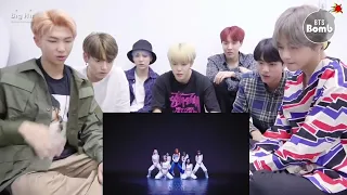 BTS reaction- YEJI river cover dance