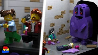 I made a Grimace Shake horror playset out of LEGO