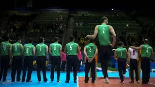 246cm Tall Volleyball Player Morteza Mehrzad (HD)