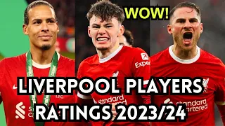 Liverpool Players Rating 2023/24.  ACCURATE!
