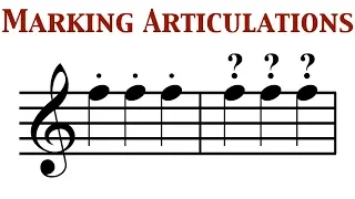 Orchestration Question 17: Marking Articulations