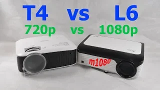 TouYinger T4  vs Everycom L6 (Проектор Projector)