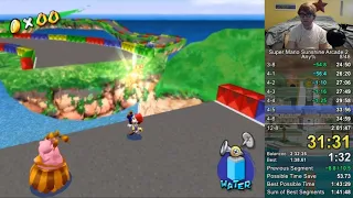 [WR] Super Mario Sunshine Arcade 2 - Any% Speedrun in 1:56:27 (SMS Custom Levels) - Jcool114