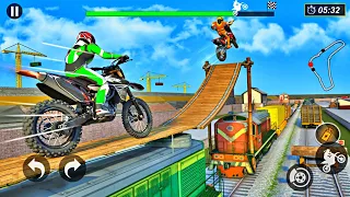Moto Bike Racing - 3D Bike Stunt Bike Games 2022 - Best Android Gameplay