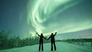 Северное Сияние над Мурманском 7 января | Northern Lights over Murmansk January 7 (Туры в Мурманск)