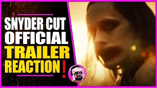 ZACK SNYDER'S JUSTICE LEAGUE Official Trailer REACTION HBO Max #SnyderCut