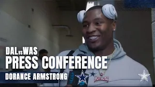 Dorance Armstrong Postgame Week 14 | #DALvsWAS | Dallas Cowboys 2021