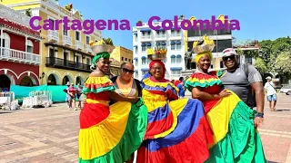 Fun walk thru Old town Cartagena, Colombia