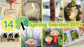 14 SIMPLE DOLLAR TREE SPRING GARDEN DIYS TO TRY!