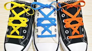 How To Tie ShoeLaces,  Creative Idea to Fasten Tie Your Shoes Tutorial Step by Step