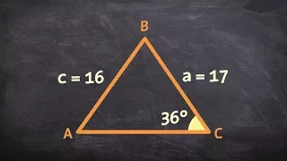 Determine 1, 2, or no triangles law of sines