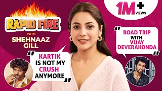 Shehnaaz Gill's RAPID FIRE on love, Salman, Kartik, Kareena, Alia-Ranbir, Vijay Deverakonda & Yash