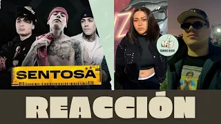 REACCION 🇦🇷 | SENTOSA - Peso Pluma, Tornillo, Polo - Voces on Fire Cap. 3 🔥 | Con Emiluv y Cunco