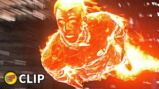 Human Torch vs Missile | Fantastic Four (2005) Movie Clip HD 4K