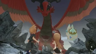 World of Final Fantasy: Mega Red Dragon Boss Fight (1080p 60fps)